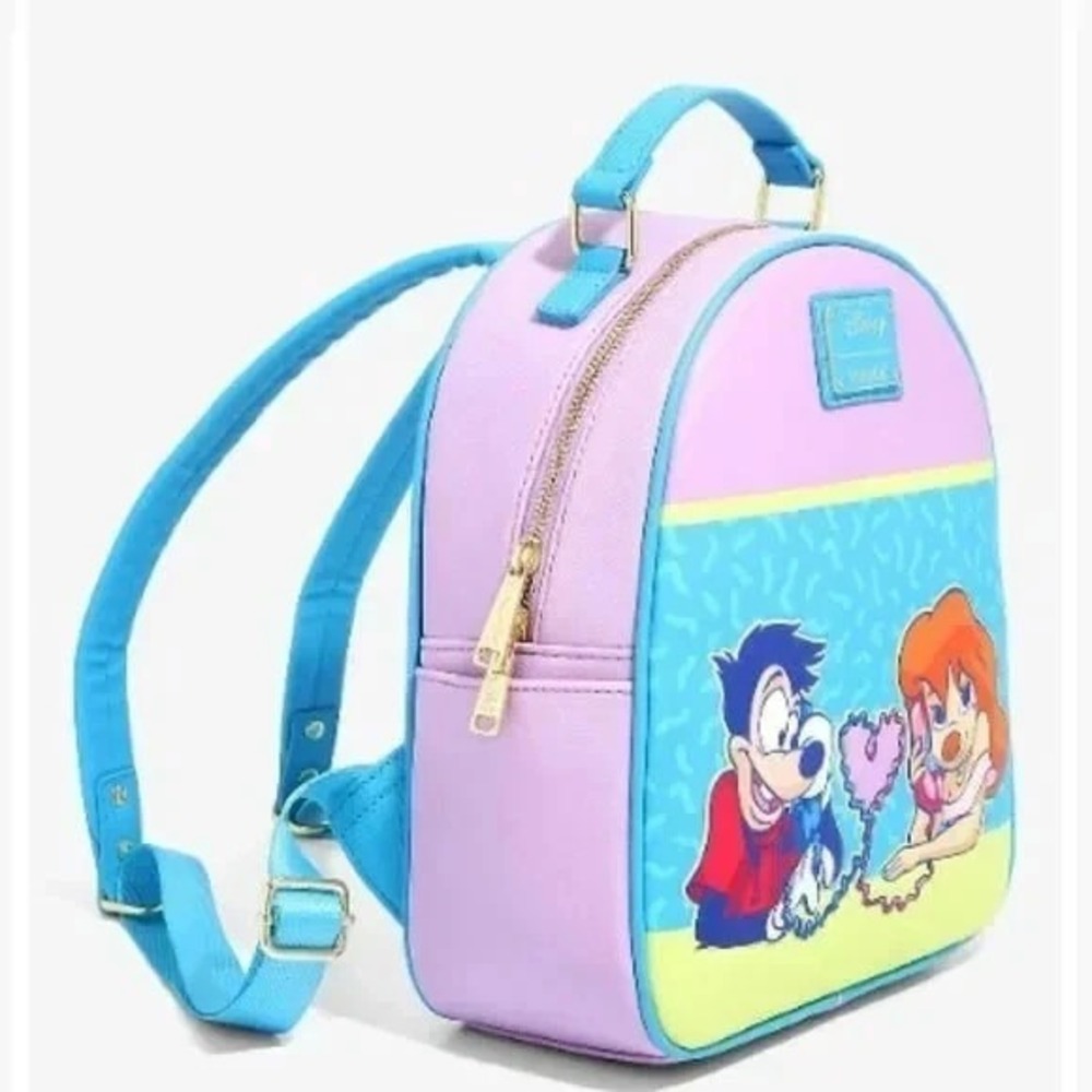 Loungefly Disney A Goofy Movie Max and Roxanne Mini Backpack Exclusive - Picture 2 of 4